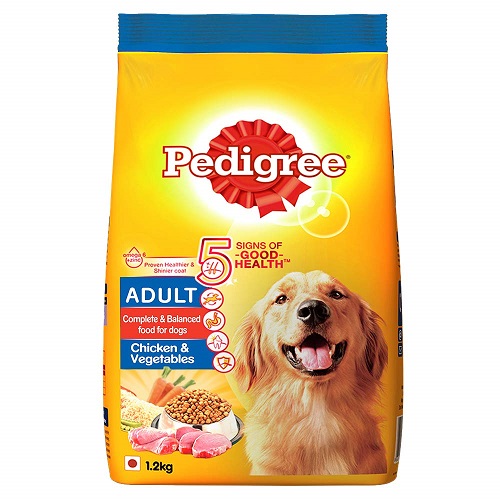 Pedigree Adult Dry Dog Food Chicken and Vegetables 1.2 KG Pack at Best ...