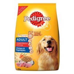 Pedigree Adult Dry dog Food, Chicken and Vegetables, 20 KG Pack at Best Price