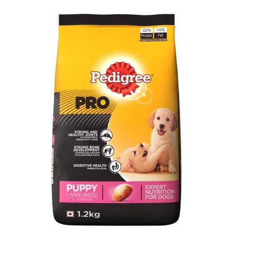 Pedigree PRO Expert Nutrition Large Breed Puppy Dry Dog Food 1.2 KG