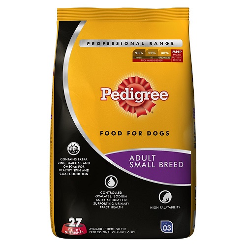 Pedigree Professional Adult Small Breed Dog Food 1.2 KG Pack at Best Price